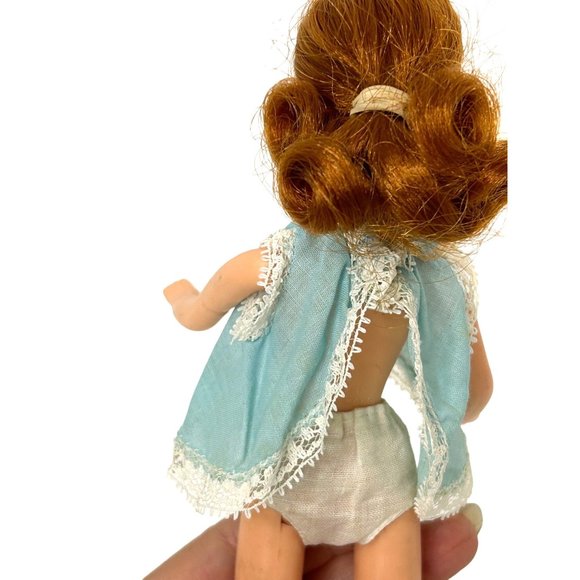 Hasbro 1970s Doll World Love Peace Hong Kong Red Hair Green Eyes Eyelashes - Picture 16 of 17